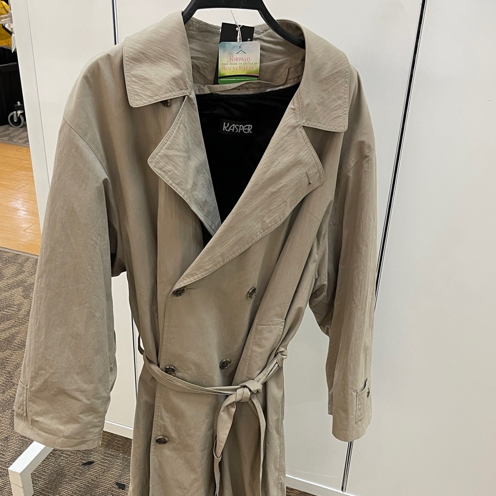 Kasper Beige Trench Coat
